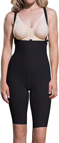 MARENA FBS Faja de recuperación de etapa 1 con tirantes, faja posquirúrgica de longitud corta para mujer