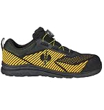 Sicherheitsschuhe Tegmen 4 Low Engelbert Strauss S1 Größe 36-48 Schwarz/Warngelb/Warnorange Aluminiumkappe (eu_Footwear_Size_System, Adult, Men, Numeric, medium, Numeric_42)