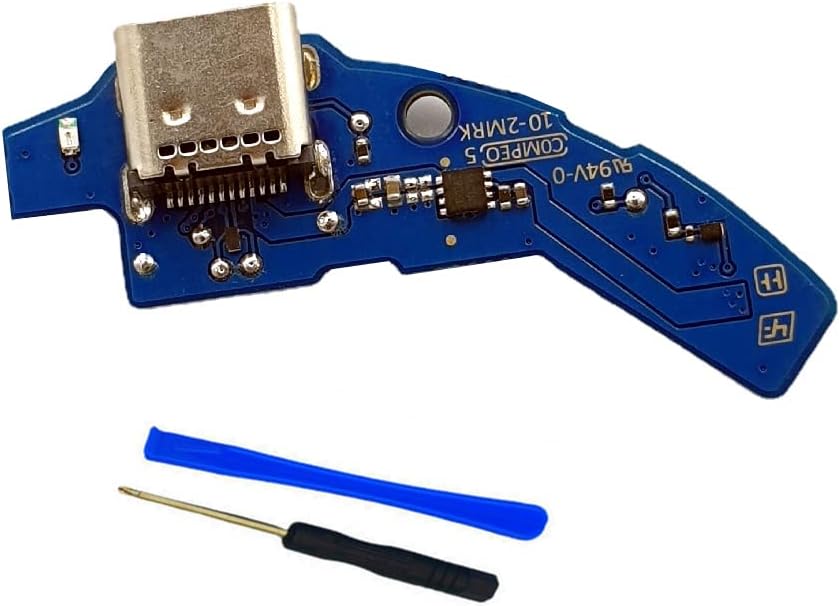 USB C Charging Port Replacement for Sony WH-1000XM4 WH1000XM4, Won't Charge Loose Port Corrosion Fix, 5V 2A 24-Pin Charging Board DIY Repair Kit Screwdriver Pry Tool Included, Save $250 vs New