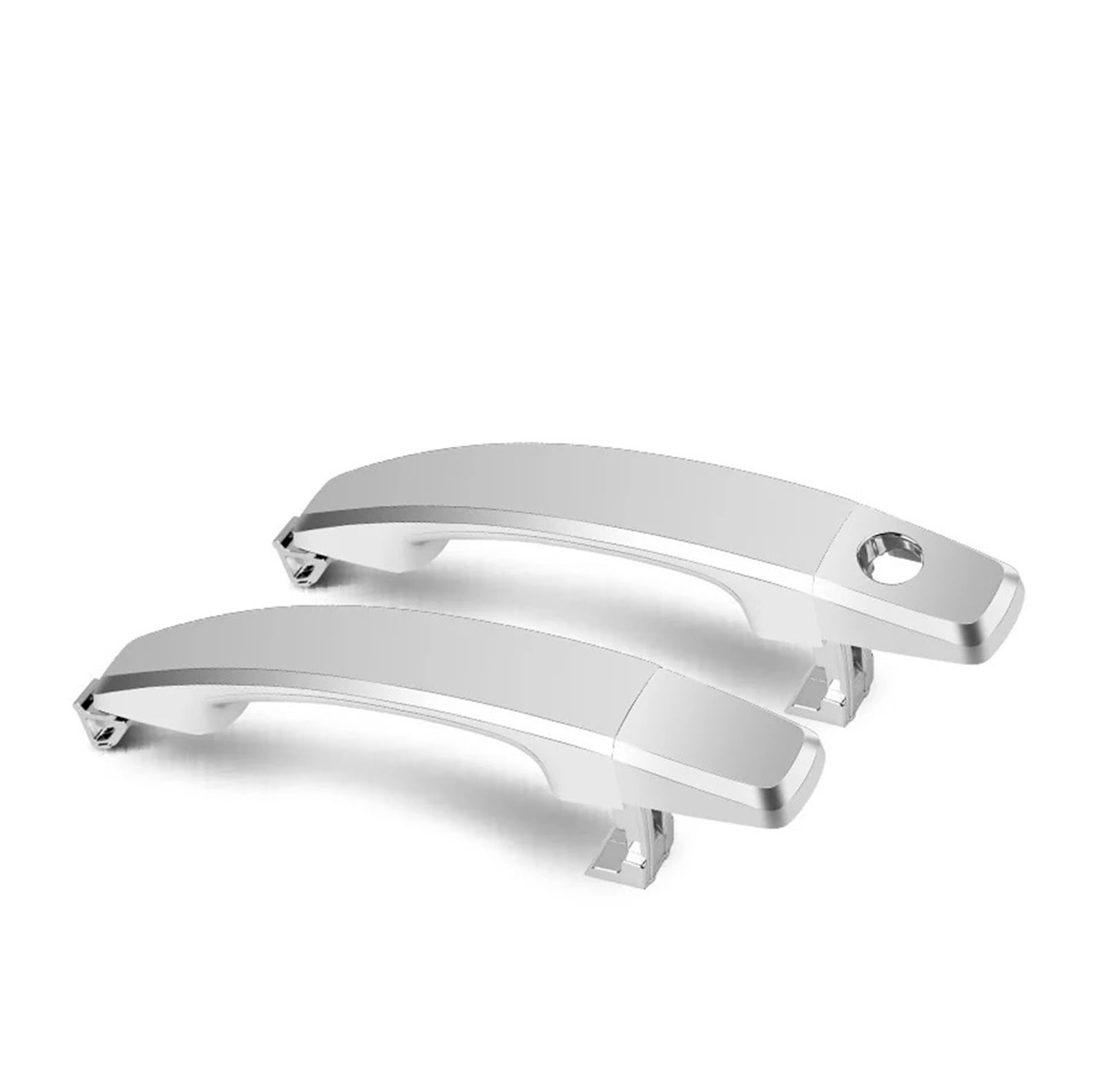Pacsci 2Pcs Sliver Car Outer Door Handle For Chevrolet For Holden Captiva Sport Aveo For Saturn Vue 96468266 96468254 96468306 96468280 Chrome Black Exterior Door Handle(2Pcs Sliver)
