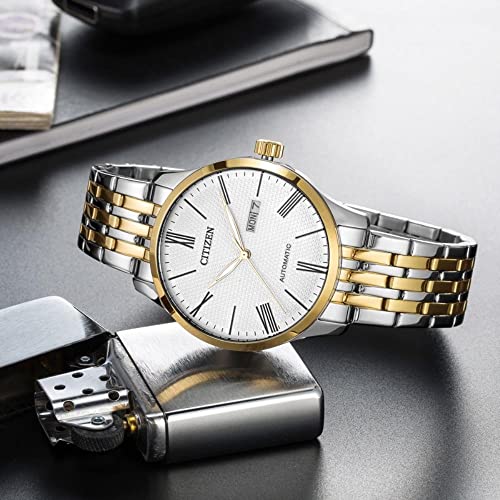 Citizen Stainless Steel Analog White Dial Men Watch-Nh8354-58A, Multi-Color Band - Image 3