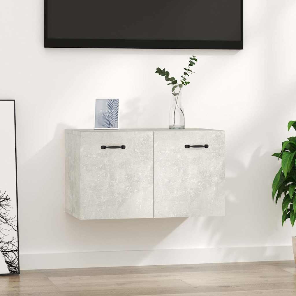 Szafka ścienna betonowa szara 60 x 36,5 x 35 cm materiał