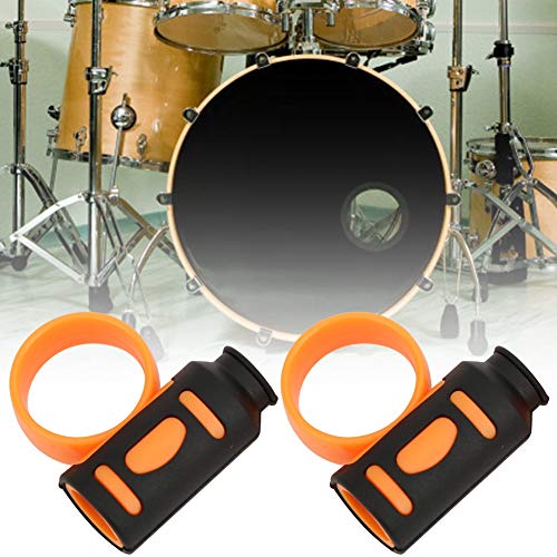 Clip Control para Baquetas con Giro Antideslizante Negro Naranja miniatura 3