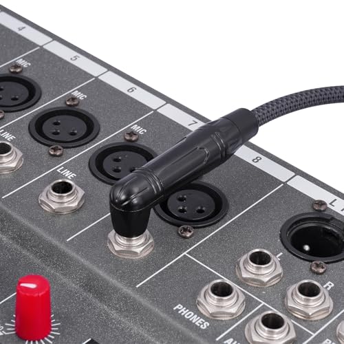 Cable de extensión audio estéreo 1/4 TRS macho a hembra 10 ft miniatura 5
