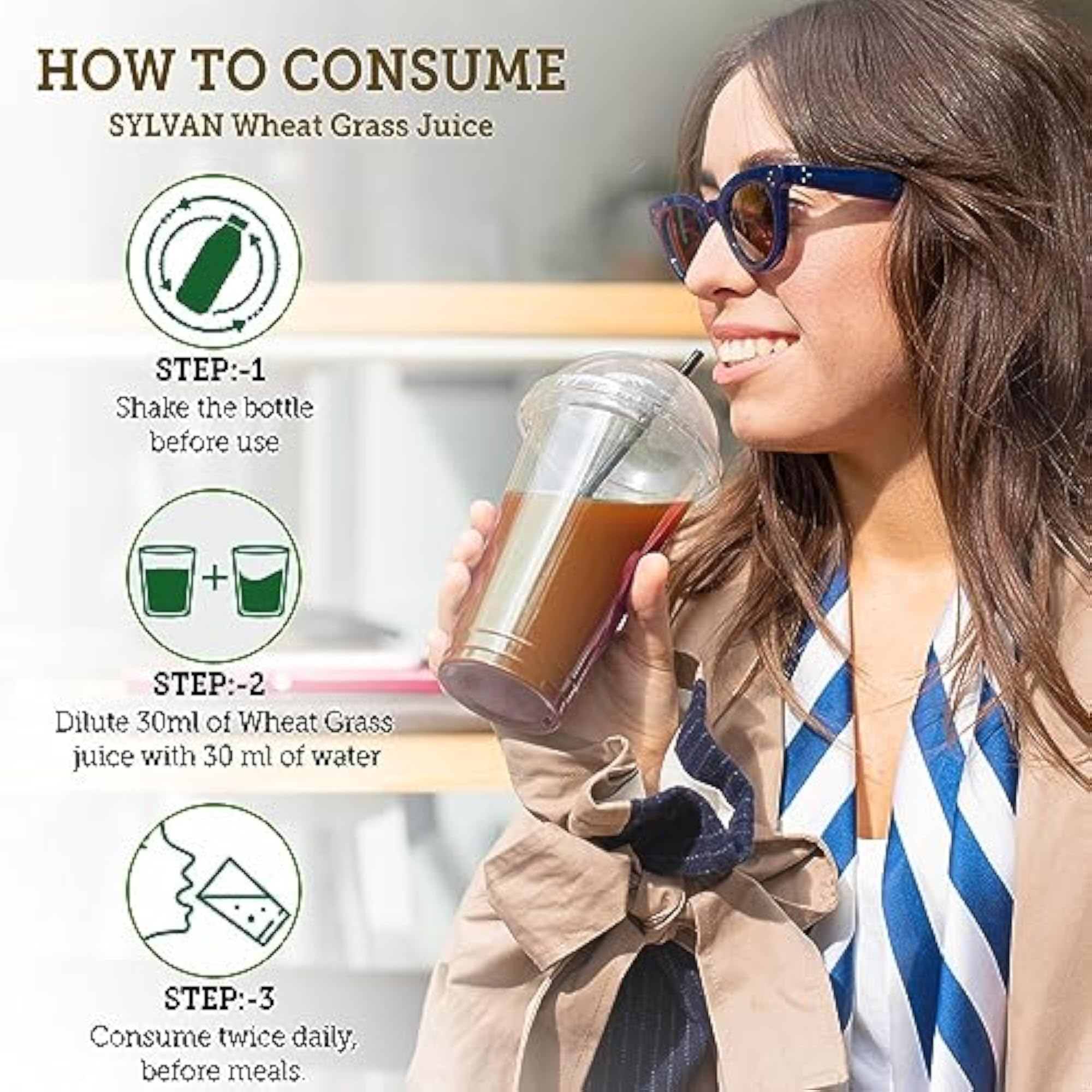 Sylvan Wheatgrass Juice and Aloe Vera Juice Combo - 2L