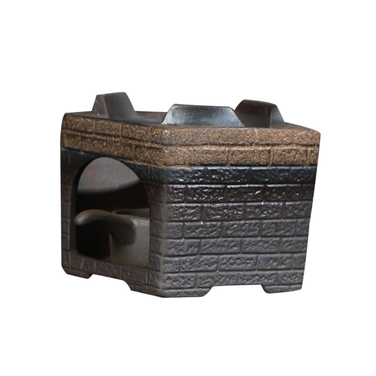 Mikinona 1Set Japanese Style Ceramic Teapot Warmer High Stove Insulation Base and Easy to Clean Tea Heating Stove for Tea Lovers and Housewarming Events