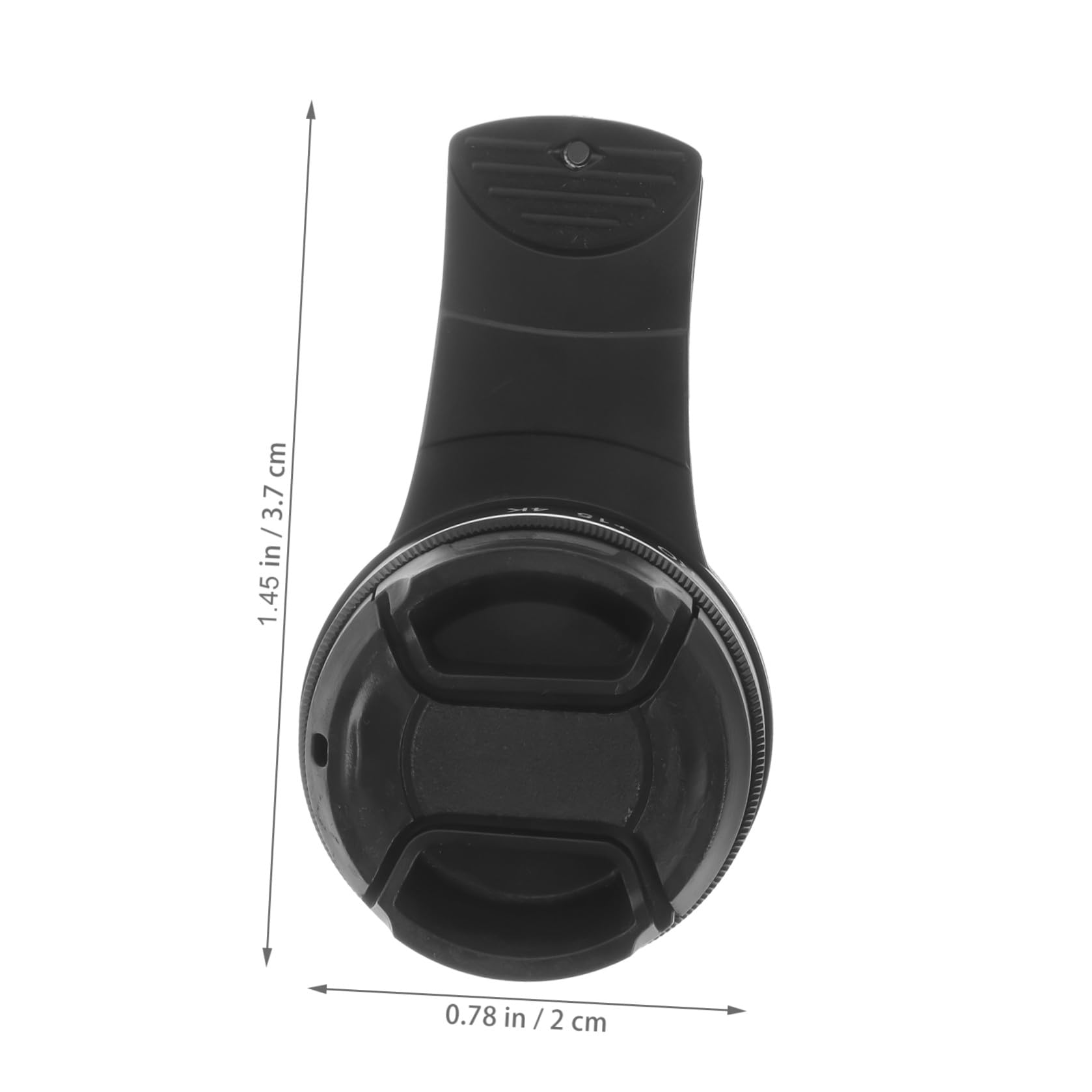 Obiettivo Macro 15x per Smartphone 37mm con Clip Nero | Lega di Alluminio e Lente Ottica, Bassa Distorsione e Riflessi, Foto di Dettagli Minuscoli