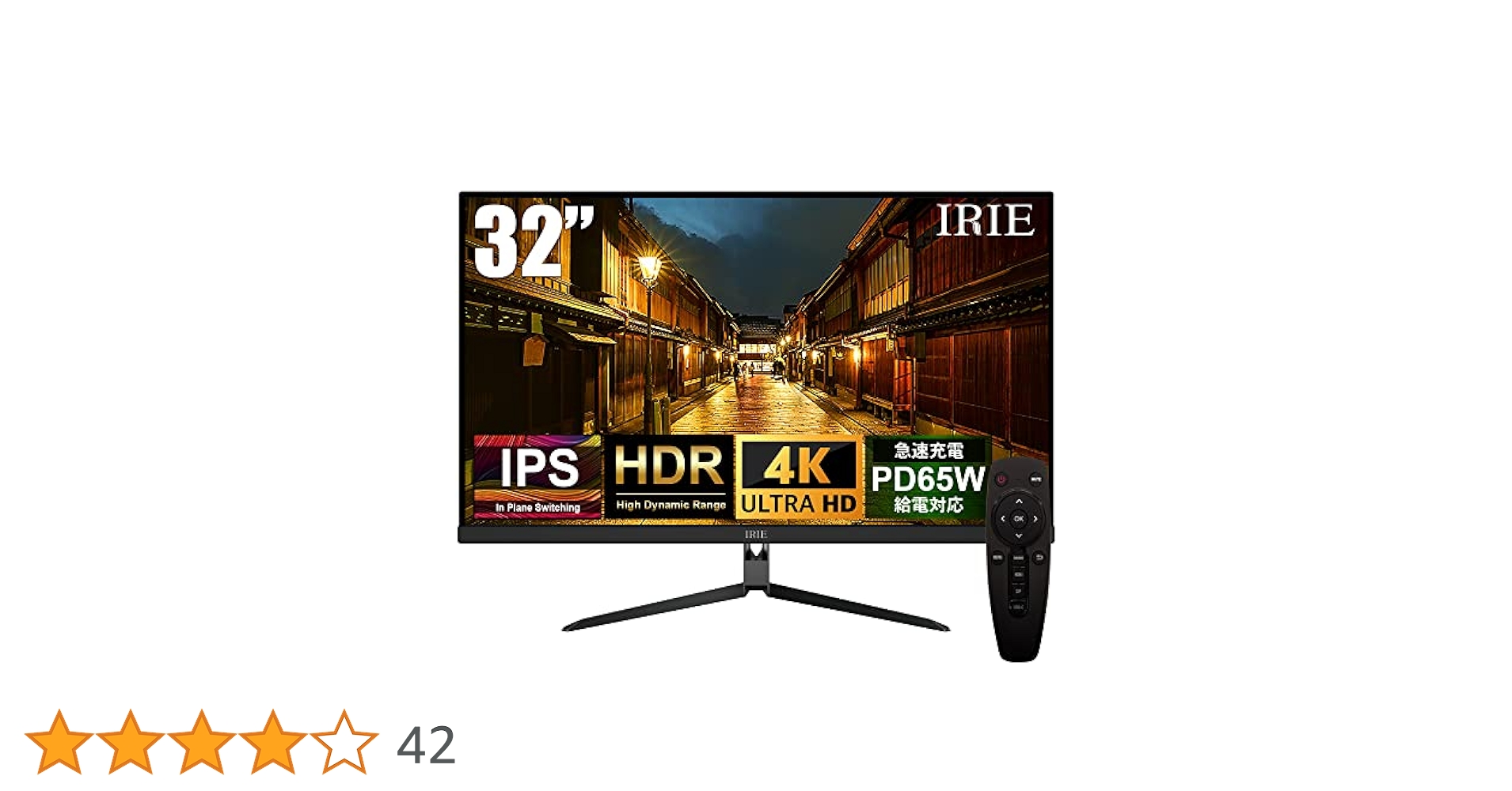 Amazon.co.jp: モニター 4K 32インチ ディスプレー 液晶 32型 pc