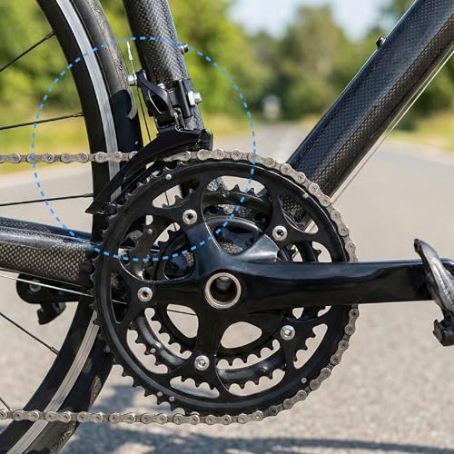 OIOLIOE Universal Bike Front Derailleur 3 Speed, Steel Bicycle Derailleur Replacement Parts for Mountain Bike, BMX, Cruiser, Electric, Folding, Hybrid Bicycles, Speed Changer TZ-30 Front Dialer - Thumbnail 4