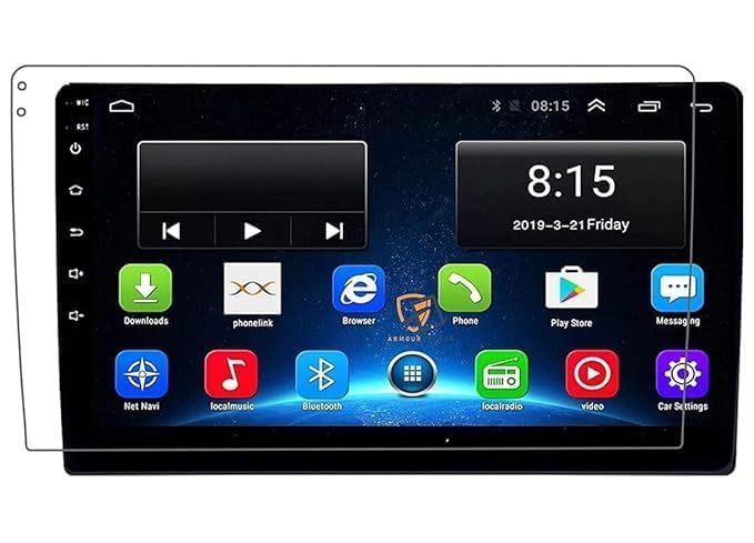 SHAKTIII 9 inch Car Stereo Touch Screen Guard |Unbreakable Protection | Touch Guard | Screen Protector | for After Market Double Din Music Player|System (Pack of 1) (B0DC4R7GDL) Amazon Price History, Amazon Price Tracker