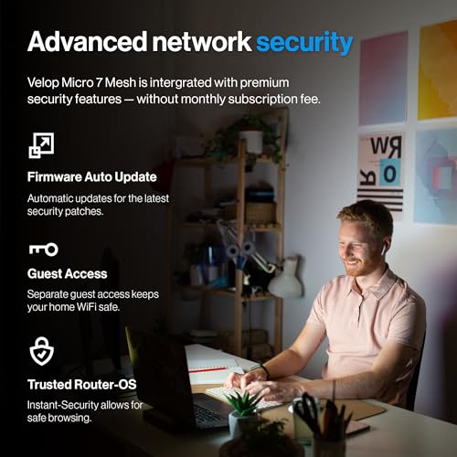 Image of Linksys Velop Micro 7 Dual-Band BE5000 Wi-Fi 7 Mesh System | 4 WiFi Streams up to 5 Gbps | 6600 sq.ft. Coverage | Supports Internet Plans up to 2.5 Gbps | 3-Pack