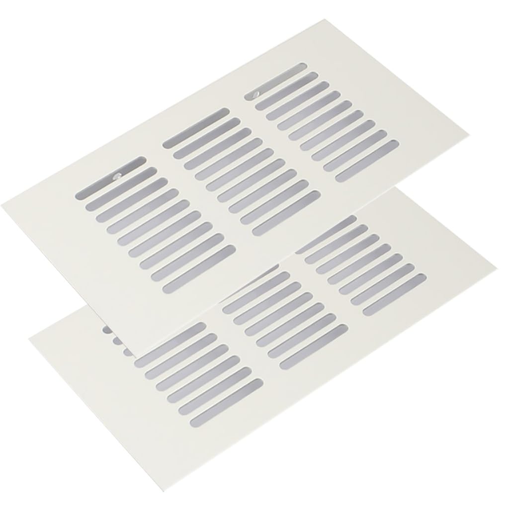 Lüftungsgitterabdeckung, Lüftungsgitter aus Aluminiumlegierung, 2 Stück(150x225mm)