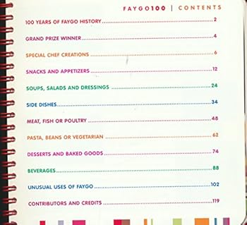Spiral-bound Faygo Centennial Recipe Book, 1907-2007 Book