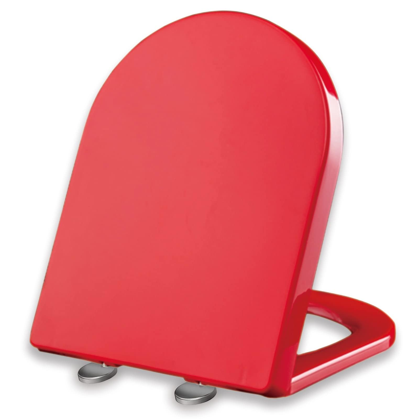 Soft Close d Shaped Toilet seat, pp Material, 360 Variable Quick Release Hinges, 36x46cm/red, Adjustable, Shaped, Soft, Close, seat, 360, Toilet, Material, Lightweight