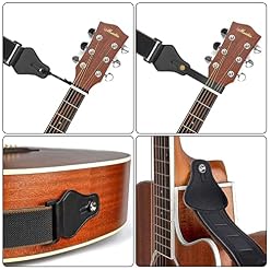 XIAPAI Sangle Guitare, Sangle de Guitare Réglable, Coton Sangle de Guitare con 3 Emplacements pour médiators, pour… - Les Beatles, Paul McCartney, John Lennon, RIngo Starr, George Harrison XIAPAI Sangle Guitare, Sangle de Guitare Réglable, Coton Sangle de Guitare con 3 Emplacements pour médiators, pour… – Image 4