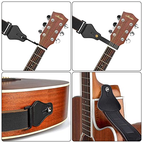 XIAPAI Sangle Guitare, Sangle de Guitare Réglable, Coton Sangle de Guitare con 3 Emplacements pour médiators, pour… - Les Beatles, Paul McCartney, John Lennon, RIngo Starr, George Harrison XIAPAI Sangle Guitare, Sangle de Guitare Réglable, Coton Sangle de Guitare con 3 Emplacements pour médiators, pour… – Image 5