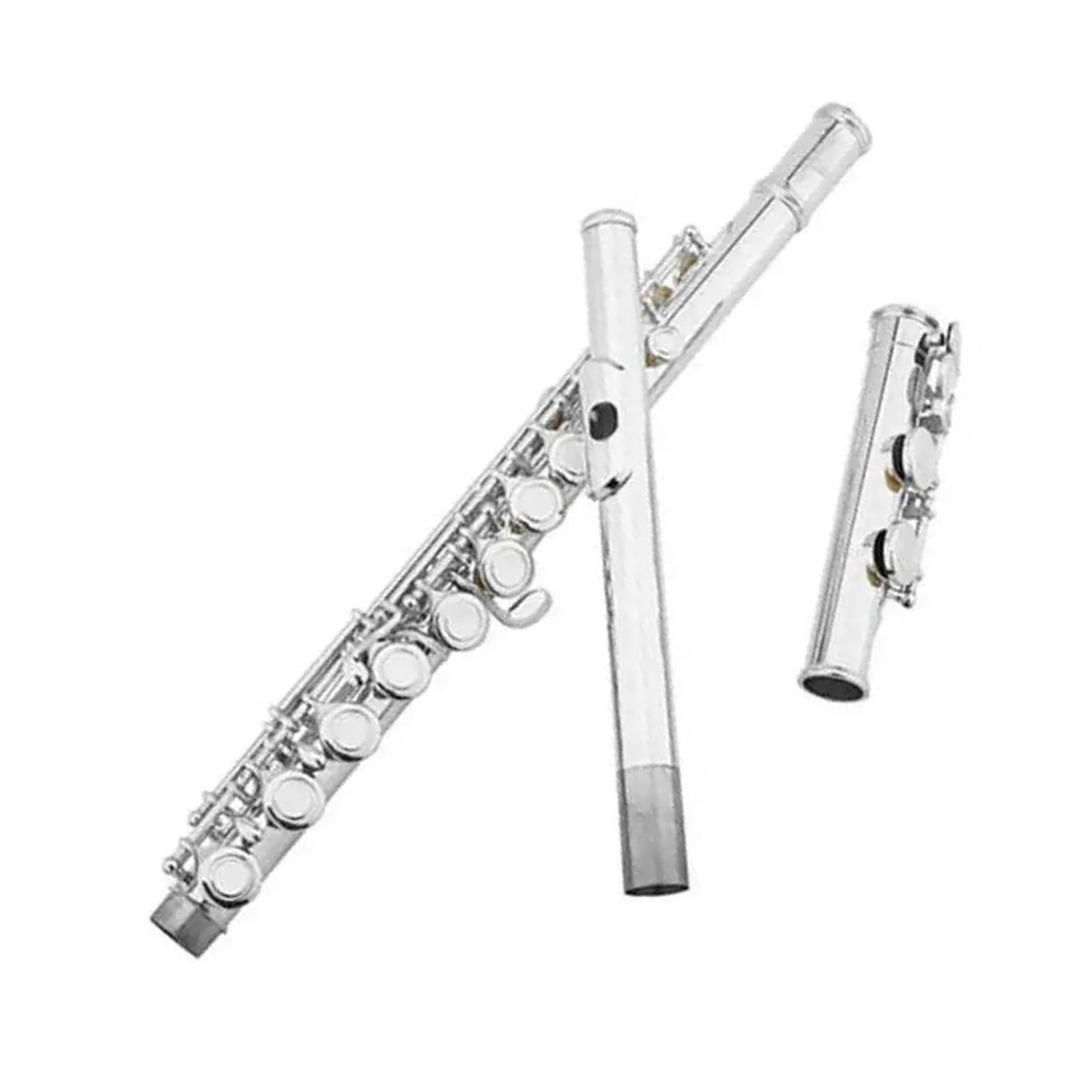 Flauto Traverso Professionale Per Principianti Placcato Argento A 16 Fori Flauto Standard