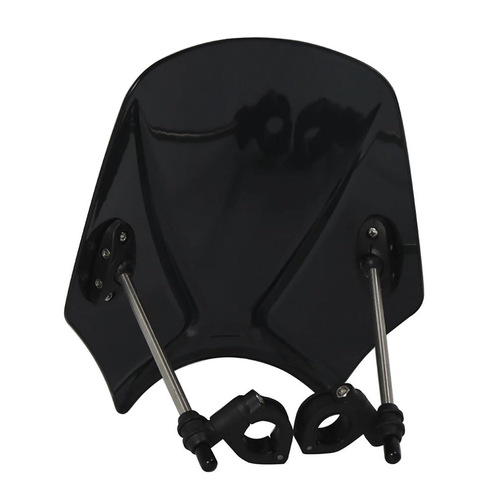 Pare-Brise Avant Réglable pour Moto pour Yamaha XVS 125 250 1100 Dragstar XVZ1300a Royal Star Déflecteurs Avant De Pare-Brise(Noir)