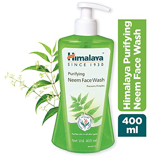 Image of Himalaya Purifying Neem Face Wash, 400 ml & Himalaya Herbals Purifying Neem Pack, 100g