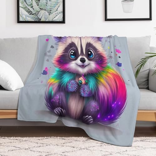 Couverture de canapé Raton Laveur pour des soirées cocooning et douillettes - 3