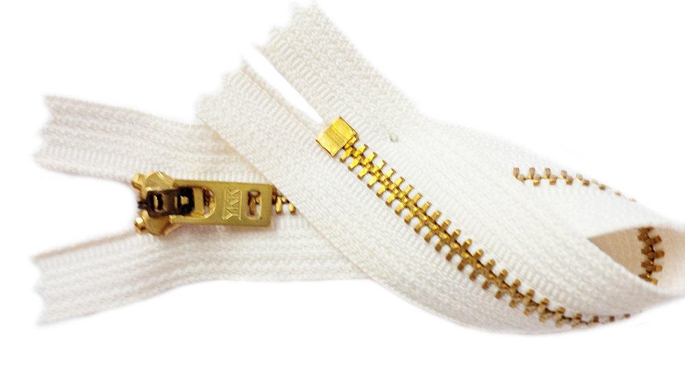 Amazon.com: YKK® Two 7 Inch Brass Jeans Zipper YKK Number 5 Gold