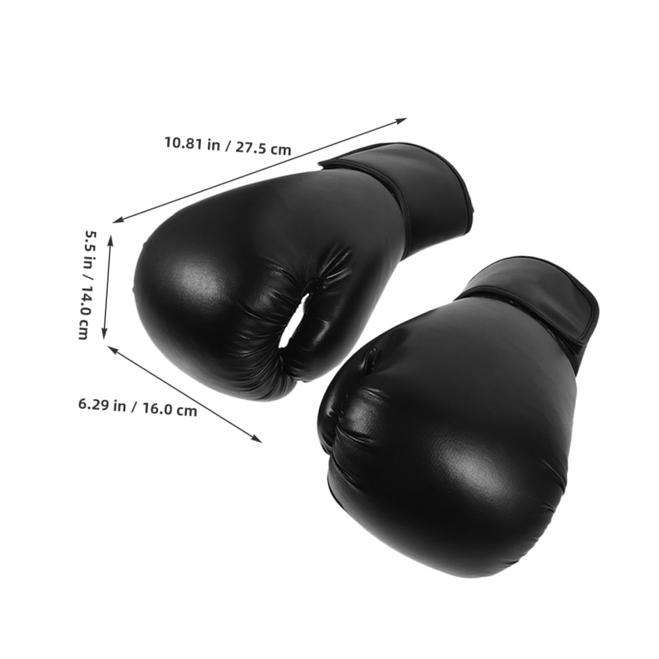 Toyvian Guanti da Boxe da Donna in Pu Nero, Progettati per Allenamento e Taekwondo, Funzione Antiscivolo e Posizione Naturale della Mano