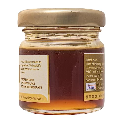 Image of Shiva Organic Raw Jamun Honey 50g | 100% Pure NMR Tested | Raw and Unprocessed