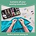 ARTIKA Sewing Kit for Adults and Kids (94 PCS) - Small Beginner Set w/Multicolor Thread, Needles, Scissors, Thimble & Clips - Emergency Repair and Travel Kits - Sewing Accessories and Supplies