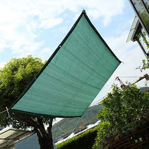 LKLXJ Sonnensegel, 75% Schattierung, 4x6m – Reflektierend, UV-Schutz, Für Garten & Carport