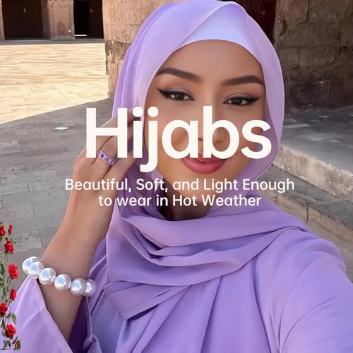 Chiffon Hijab for Women Sheer Shawl and Wraps for Wedding Bridal Scarves Summer Lightweight Sun-proof Scarf3