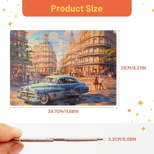 3 Pack 36 Piece Large Jigsaw Piece Puzzles for Elderly Seniors, Big Puzzles Easy Activities Games Gift for Alzheimer and Dementia Patients in Nursing Home - Image 8