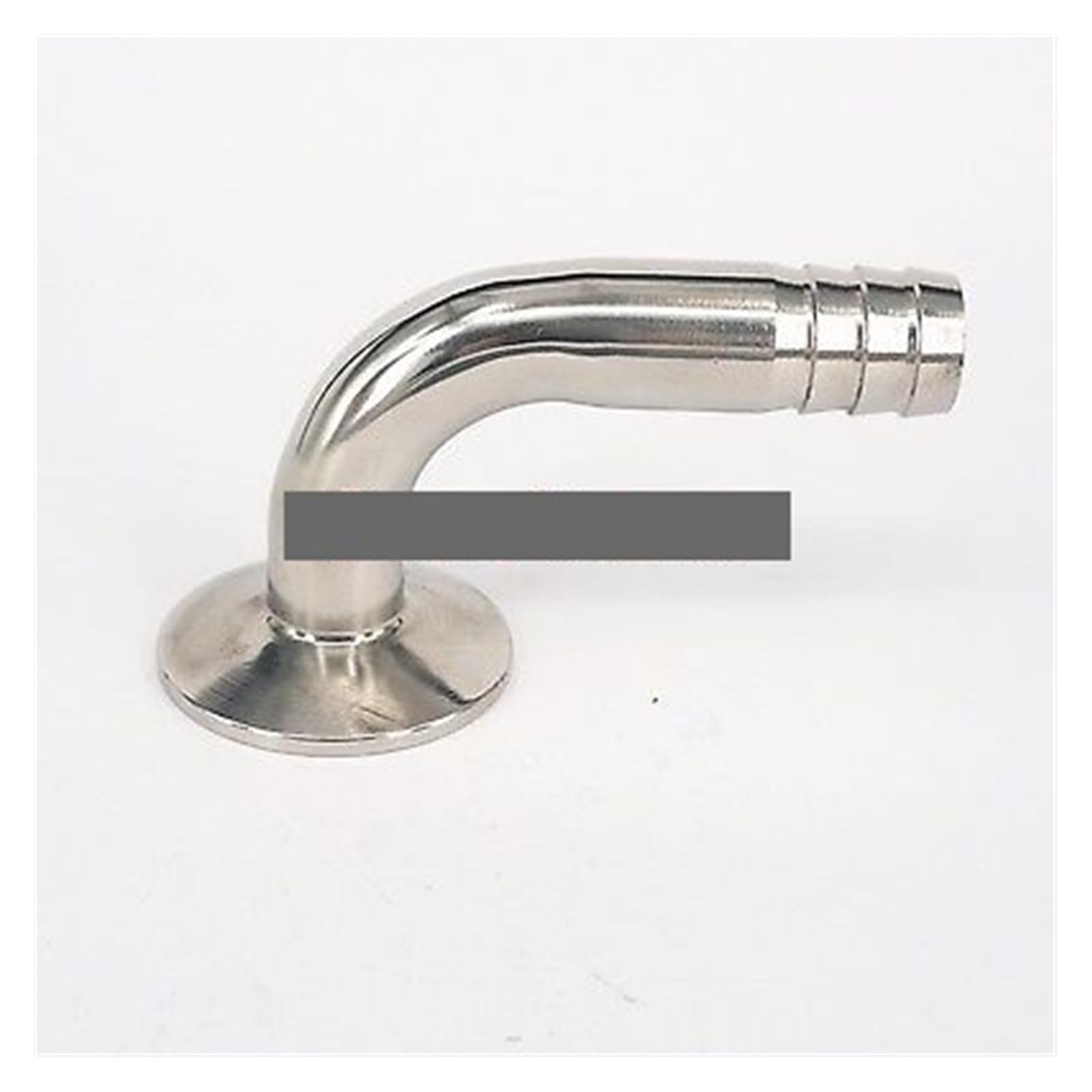 AARTERZZA Fit Tube I/D 19mm Barbed Tri Clamp 1.5" 304 Stainless Steel Ferrule 90 Degree Elbow Pipe Fitting