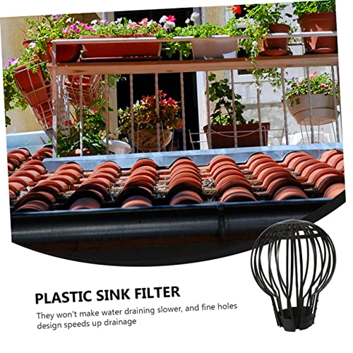 OSALADI 8 Pcs Drain Grill Sieve Strainer Sink Drain Cover Mesh Drain Cover Guard Drain Cover Roof Anti- Blocking Cap Anti-block Roof Filter Caps Rooftop Drain Filter Caps Round - Image 4