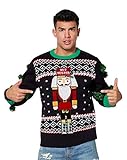 Nut Buster Ugly Christmas Sweater - L