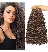 JKIBOO GoGo Curl Crochet Hair 14 inch Crochet Hair For Black Women Braiding Hair Curly Crochet Ha...