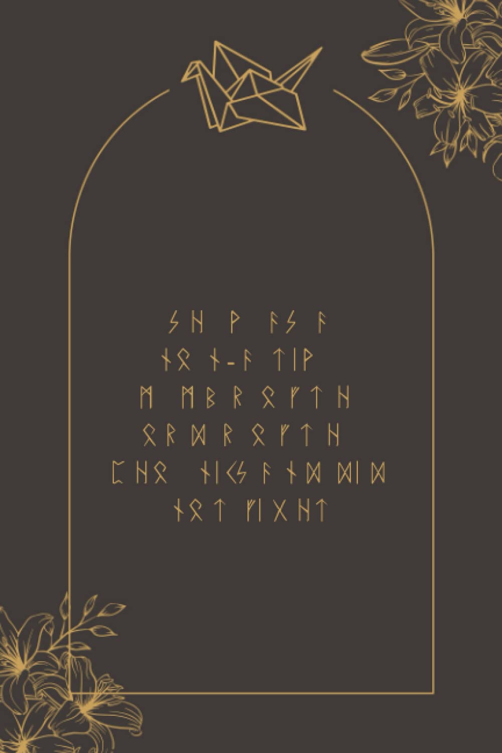 Independently published Paper Crane Rune Journal Fanfiction Manacled - 6x9 Lined Notebook: Magic Writing Cute Book Tags