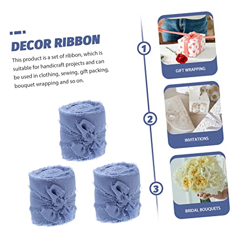 Ruban chiffon à franges Operitacx pour sublimer vos bouquets sans effort - 6