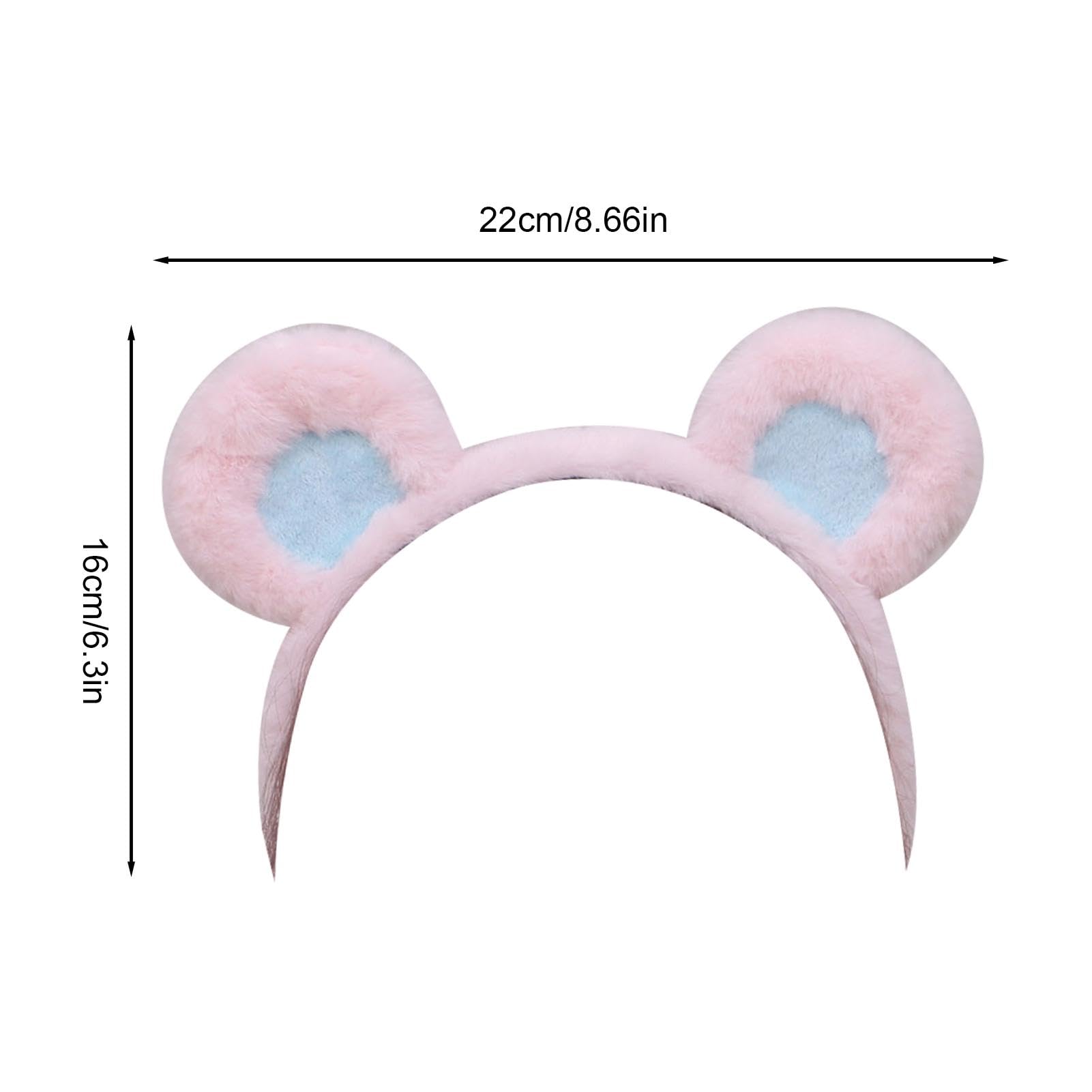 YISSION Fascia Per Capelli Con Orecchie Da Orso Marrone - Morbida, Per Adulti, Costumi Halloween E Trucco - 3