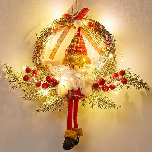 Türkranz Weihnachten, 35 cm Weihnachtskranz, Weihnachten Deko...