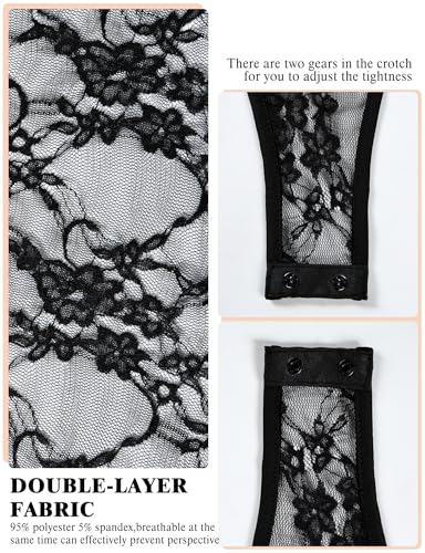 Buauty Mesh Bodysuit for Women Lace Body Suits Women Long Sleeve Sheer Mesh Top See Through Mock Neck Sexy Clothes4