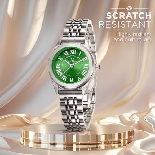 Image of Carlington Diva Series Analog Women Wrist Watches with Stainless Steel Chain Strap Fashion Watches for Ladies - CT 104