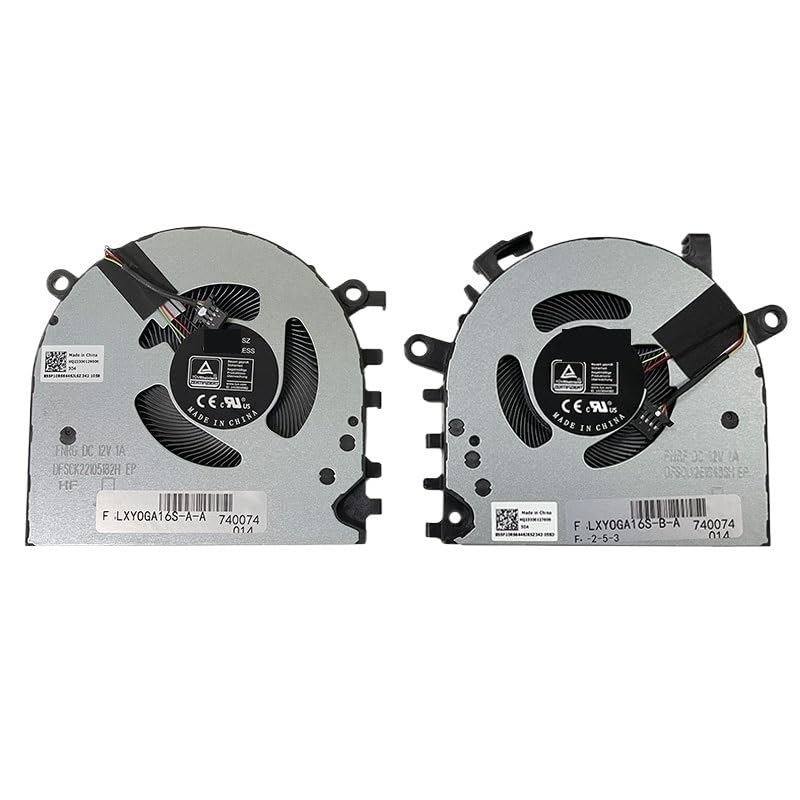 Fan 12V for Lenovo for Xiaoxin Pro 16A / 16 ACH ARH7/ Yoga 16s 2021 2022 Laptop Cooling Easy to Replace(ORG All)