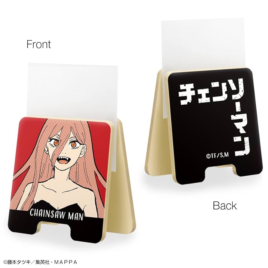 Amazon.co.jp: チェンソーマン 木製メモスタンド パワー D MMAN