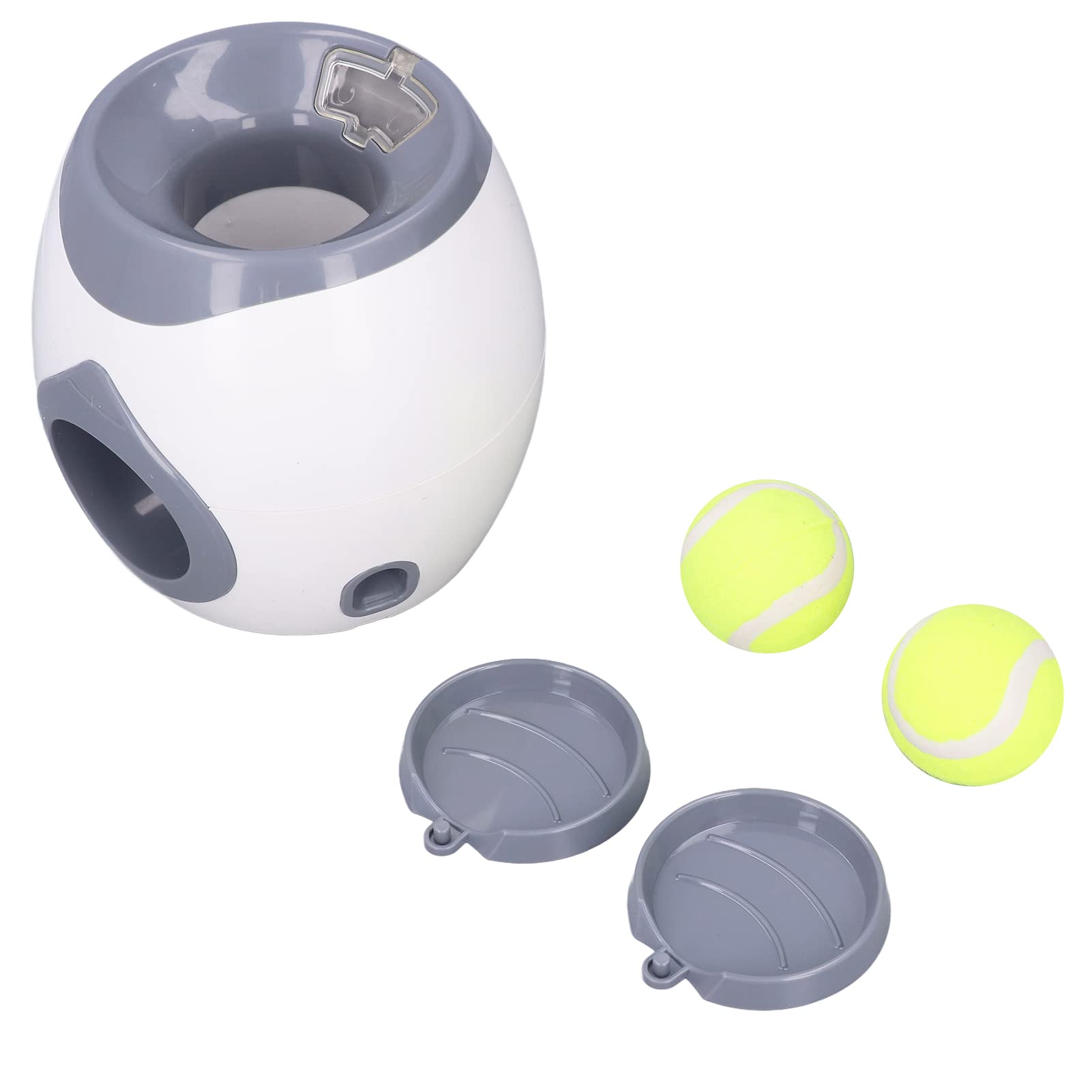 LAJS Lanzador automático de Pelotas para Perros, Lanzador Interactivo de Pelotas de Tenis para Perros, Lanzador Interactivo de Pelotas de Tenis, Entrenamiento de Fuerza para Perros