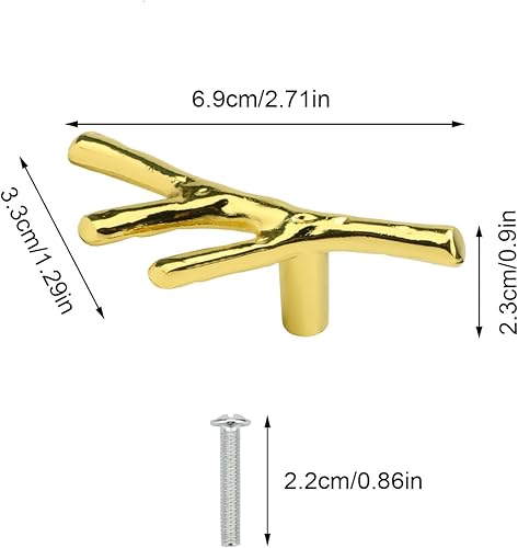 Miniatura 8 de Twig Branch - Perillas vintage para gabinete, pomos de cajón con ramitas de árbol negro, tiradores de aleación de zinc, perillas de doble agujero