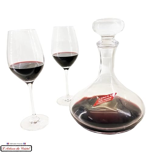 Carafe Decanter For Wine - Service Tradition 75 Cl (25 Fl Oz) - Company : Artisan Du Cristal - Klein House - Luxury - Gift Ideas - Stamped : Klein 54120 Baccarat France #TOP5