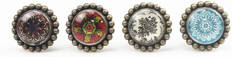 4x Bronze VintaCabinet Drawer Knobs Antique Kids Wardrobe Handles For Closet Cupboard Kitchen Furniture Pulls Hooks - (Color: Unicornx4)