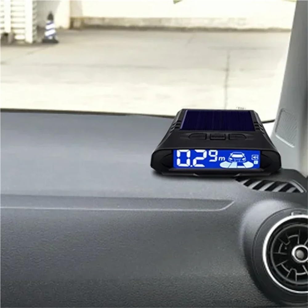 PDC Sensori di Assistenza al parcheggio per Auto Parktronic 4/6/8 Kit sensori di parcheggio Anteriori e Posteriori con Radar, ultrasuoni e avviso di rilevamento Angolo cieco (8 sensori/Blu)