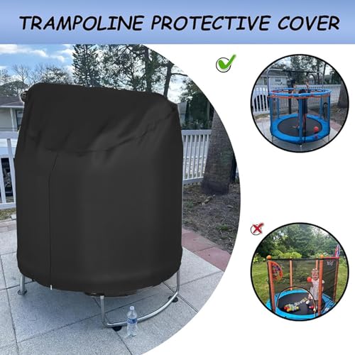 Funda para trampolín resistente al viento y accesorios de dosel impermeable Oxford 210D 4
