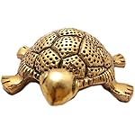 Pinnacle Golden Tortoise with Glass Plate - Turtle Showpiece for good luck - Kachua for Home, Office, Living room Hotel - Gift for Girlfriend Her Him Mom Dad - Image 5
